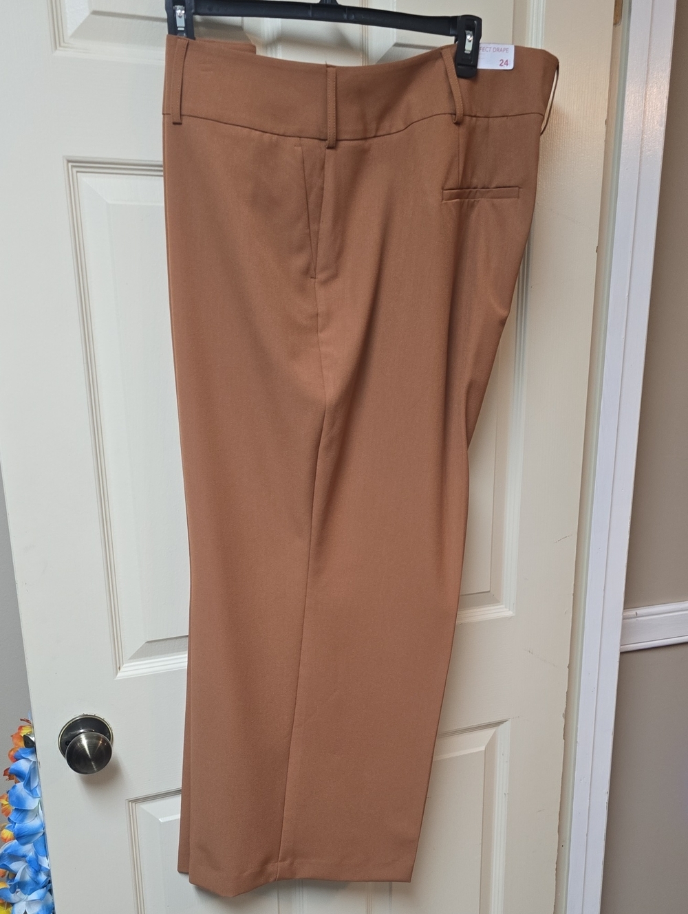 Lane Bryant | Women's | Perfect Drape | Wide Leg Pants | Light Brown | Sz 24S